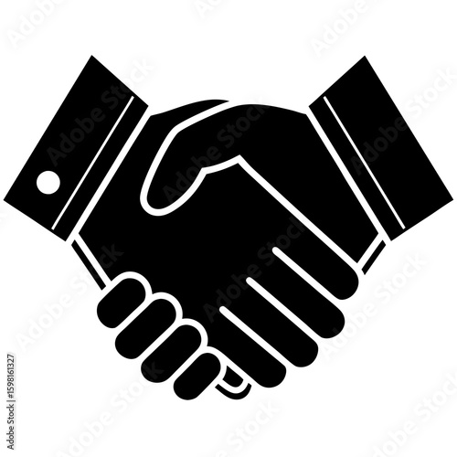 handshake vector illustration