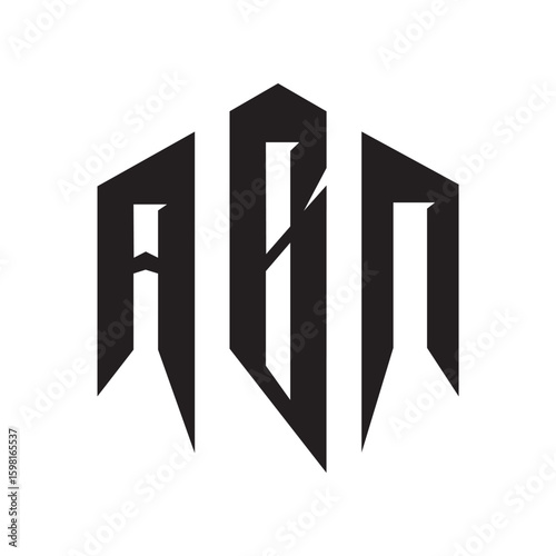 Modern and creative ABN lettermark designed for a technology brand. Ideal for digital, corporate, or tech-focused identity. Includes vector format, icon, and stylized alphabet design.