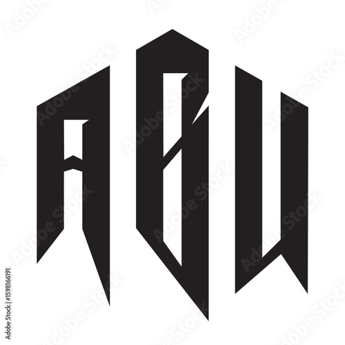 Modern and creative ABU lettermark designed for a technology brand. Ideal for digital, corporate, or tech-focused identity. Includes vector format, icon, and stylized alphabet design.