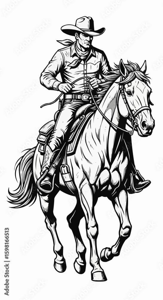 Fototapeta premium Horse and rider