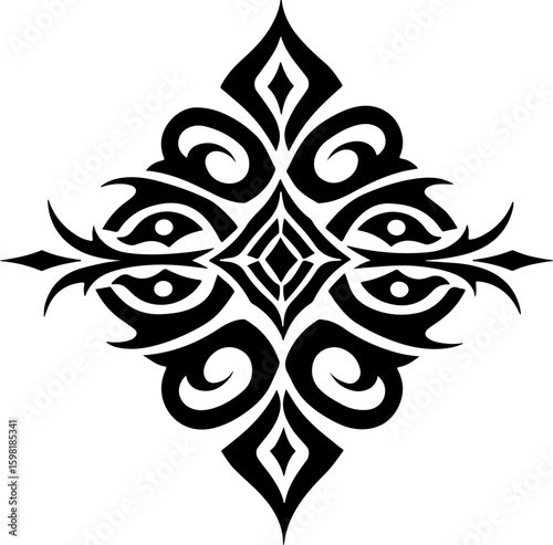tribal, phoenix, tattoo, Celtic, knot, symbol, pattern, art