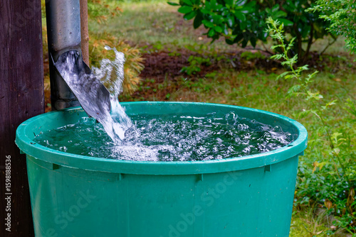 Kräftiger Regenschauer