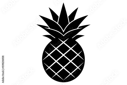 pineapple vector illustration
