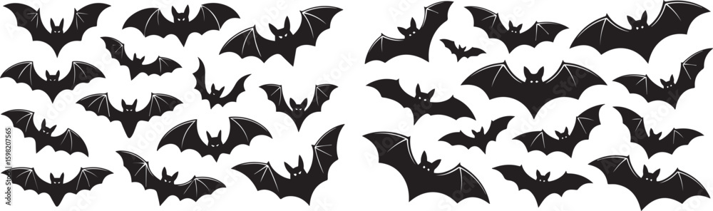 Fototapeta premium bat collection