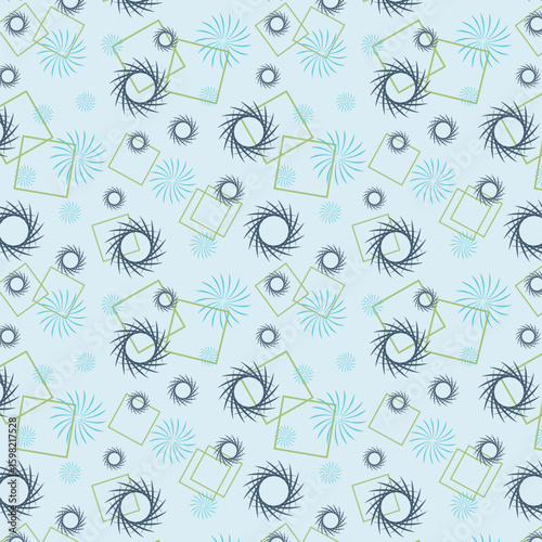 Boho Geometric seamless vector pattern