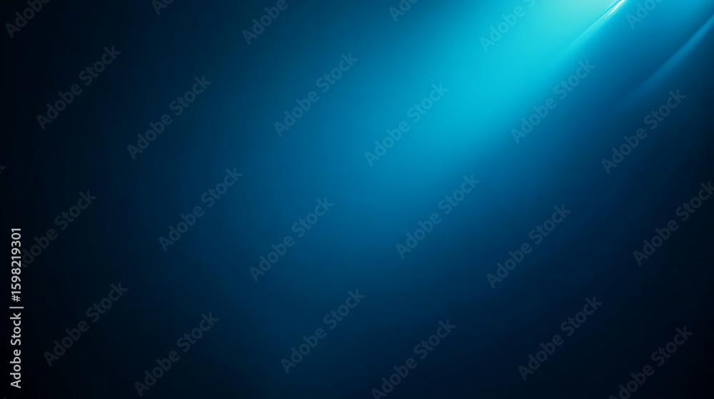Obraz premium Abstract Dark Blue Background with Light Beam for Presentation Design