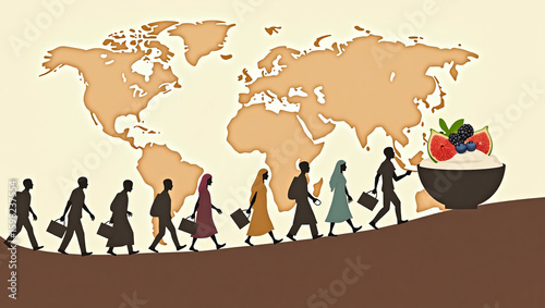 Global Migration and Humanitarian Aid: A Visual Representation