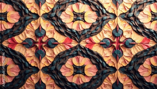 Elegant geometric shapes create a sophisticated interior design repeat pattern , shape, vector