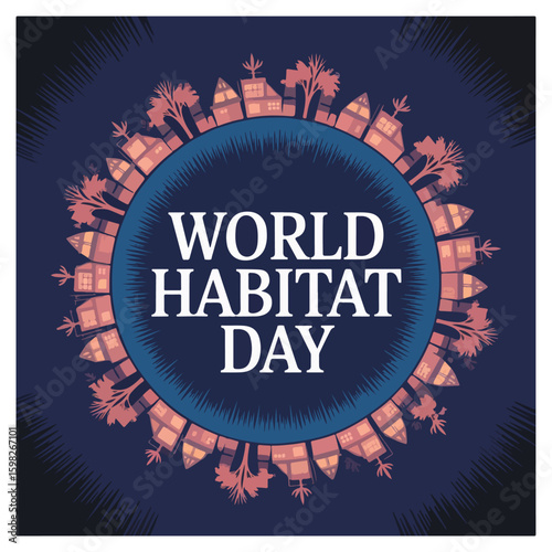 World Habitat Day Observation Poster