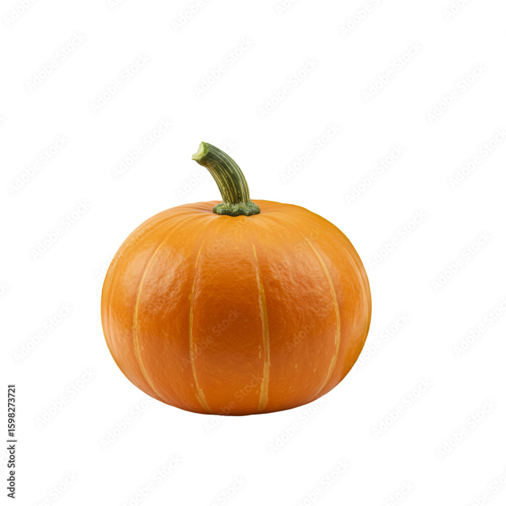 Obraz premium Realistic Isolated Pumpkin on Transparent Background