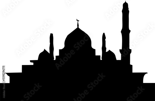 mosque silhouette