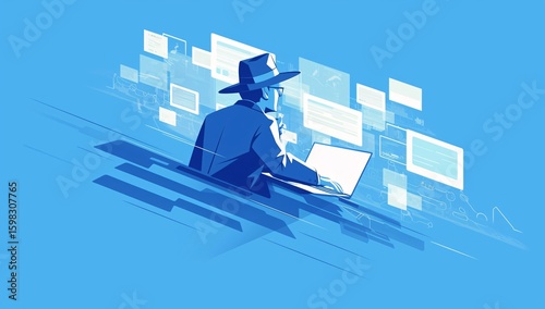 Digital Hunt of a Mysterious Figure