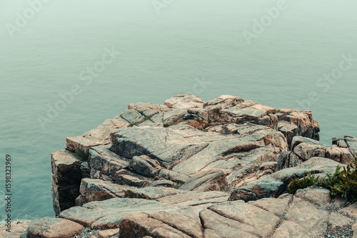 Rocky cliffs of Acadia National Park, Maine