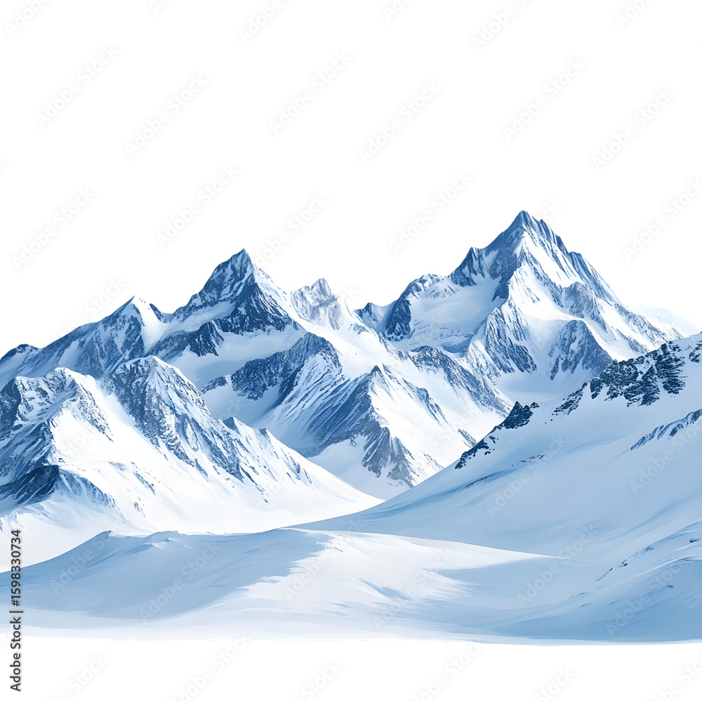 Obraz premium Majestic Alaska Mountain Range Wilderness Nature Landscape