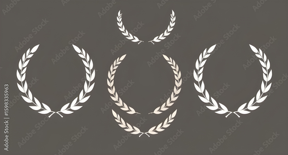 Obraz premium laurel wreath award