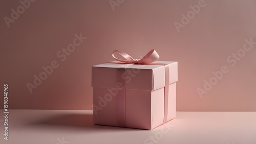 Wallpaper Mural Pastel Pink Product Box on Soft Abstract Background Torontodigital.ca