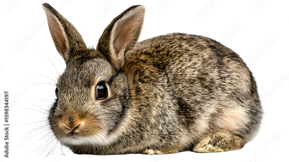 Fototapeta premium rabbit isolated on white background