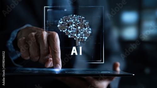 Holographic representation of artificial intelligence.