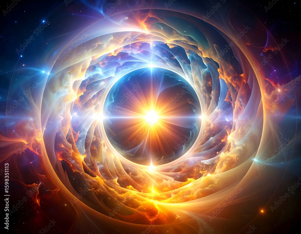 Obraz premium Abstract cosmic swirl