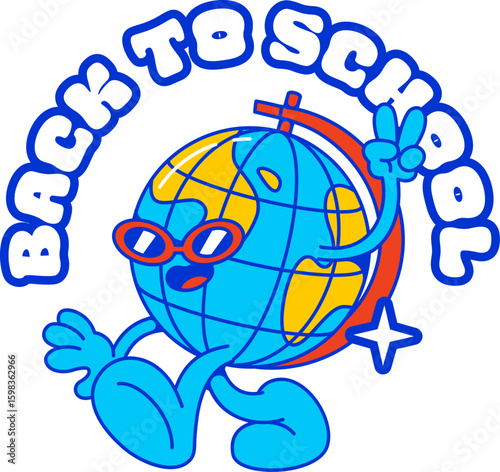 Groovy Globe Mascot
