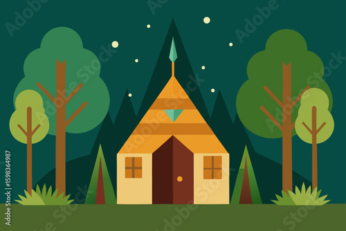 woodland boho den.svg
