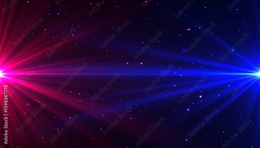 Fototapeta premium Abstract light rays, vibrant colors