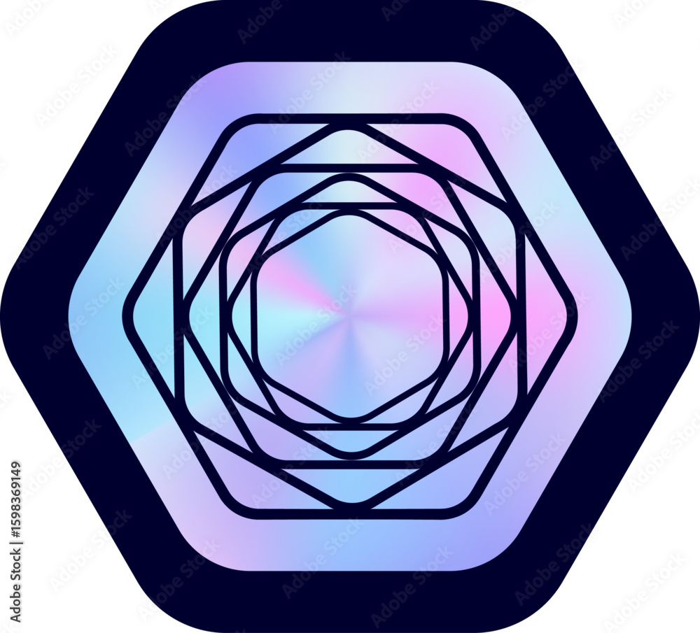 Naklejka premium Holographic Foil