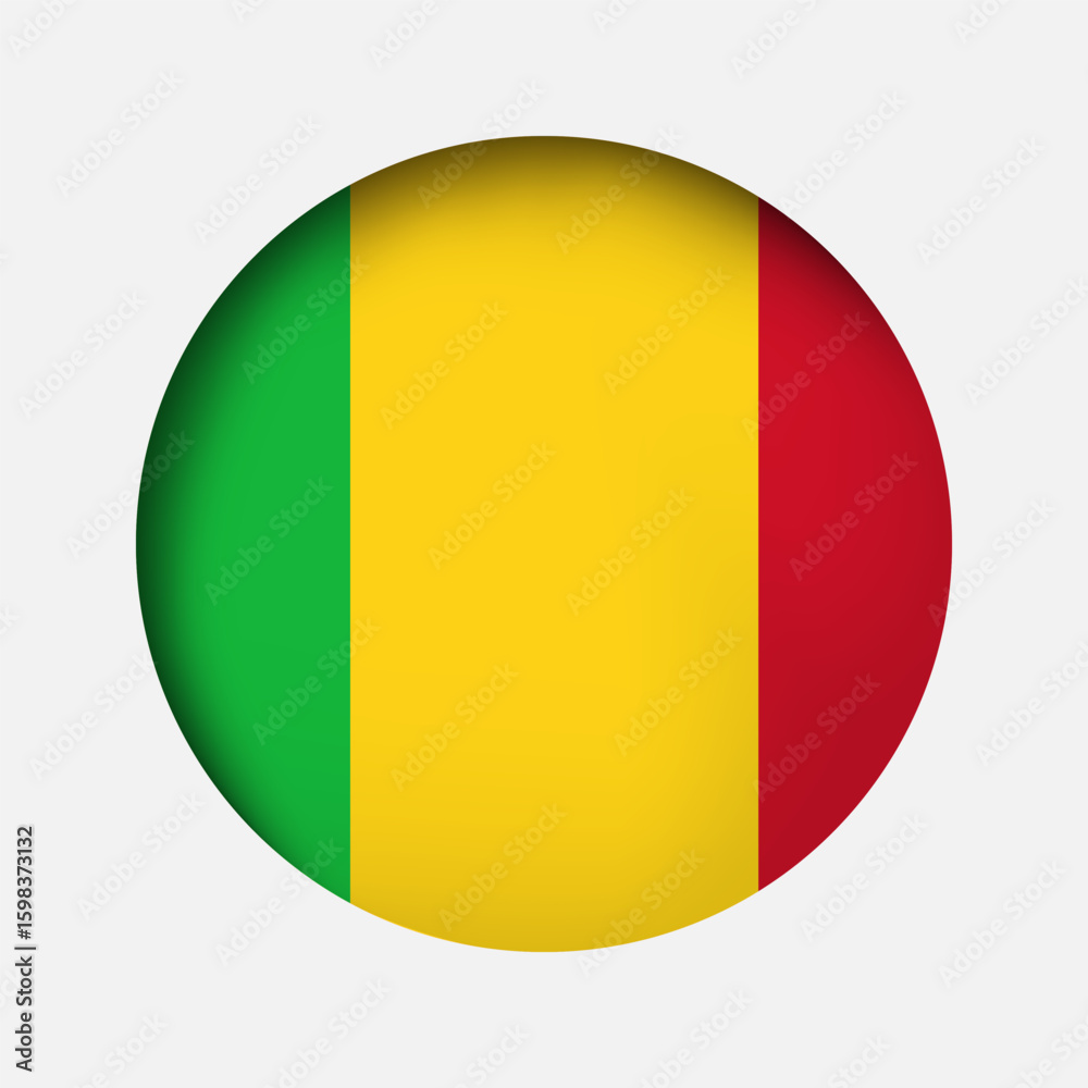 Fototapeta premium mali flag