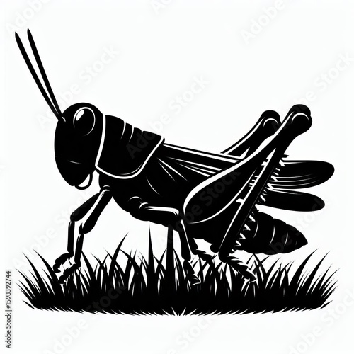 grasshopper silhouette