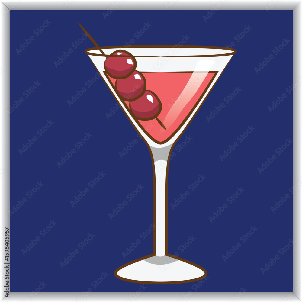 Cocktail Beverage Vector Cocktail Beverage Vector
