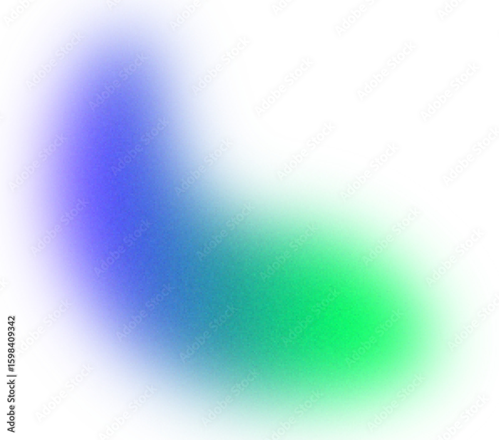 Fototapeta premium Blurry Gradient Shape: Holographic Fluid Aura & Iridescent Organic Bubble