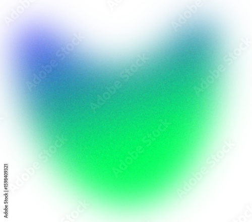 Blurry Gradient Shape: Holographic Fluid Aura & Iridescent Organic Bubble