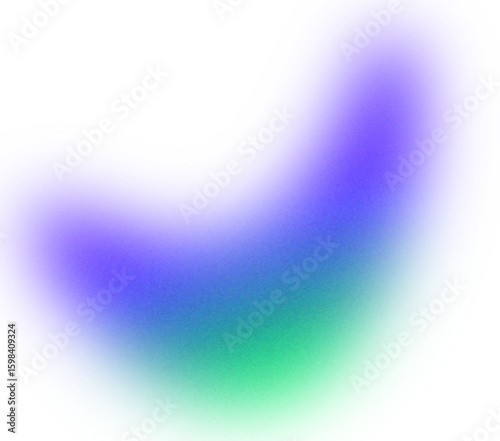 Blurry Gradient Shape: Holographic Fluid Aura & Iridescent Organic Bubble