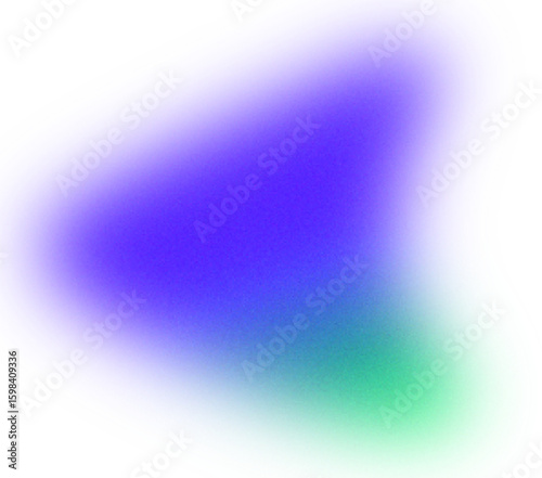 Blurry Gradient Shape: Holographic Fluid Aura & Iridescent Organic Bubble