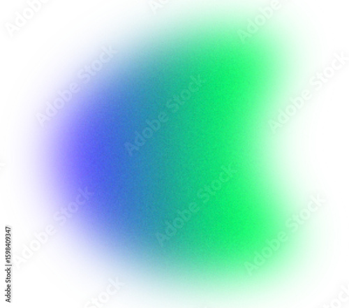 Blurry Gradient Shape: Holographic Fluid Aura & Iridescent Organic Bubble