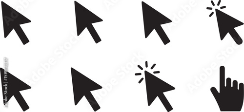 Free Download Cursor Vector Bundle | Mouse Pointer and UI Navigation Icon Set - GFXLoad