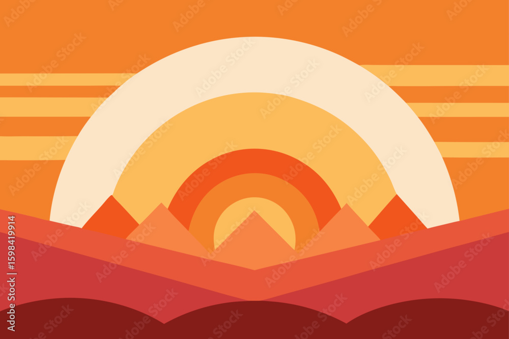 Obraz premium boho sunrise bliss 