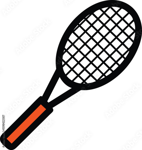 tennis racket with bat