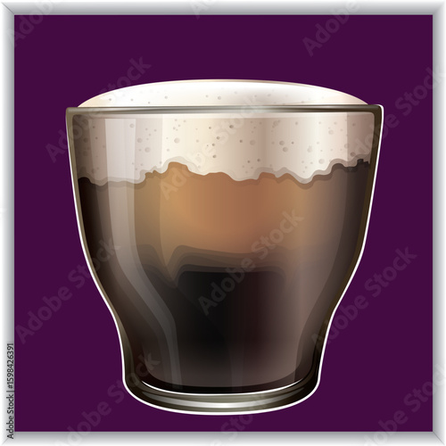 Coffee and cocktail drinks Vector