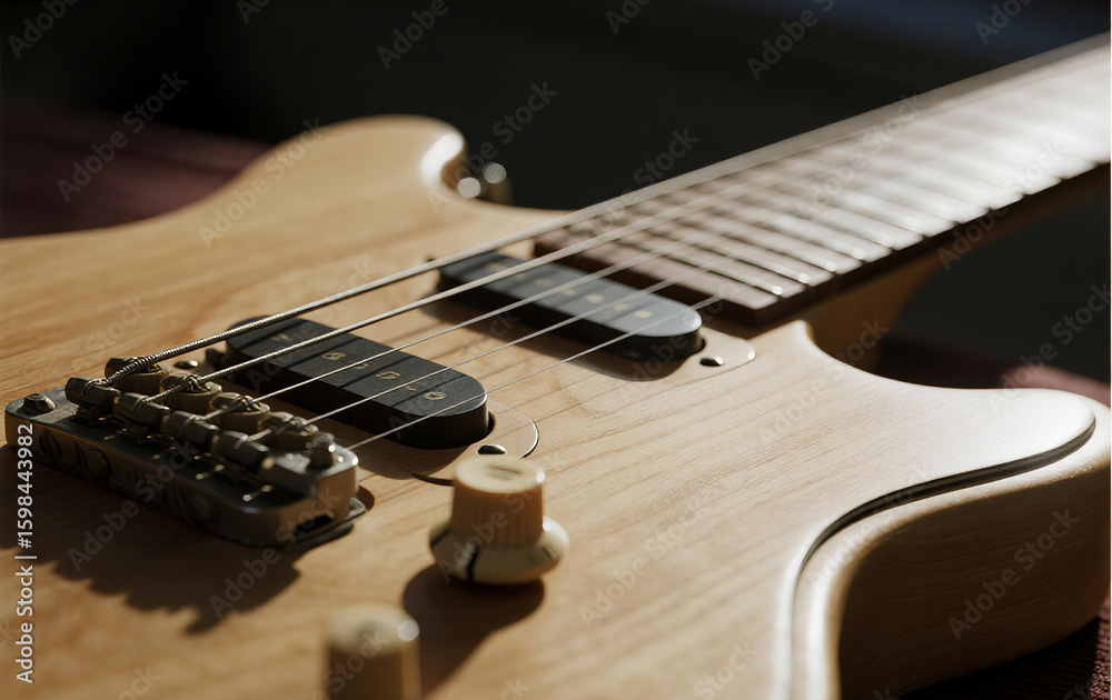 Obraz premium close up of a guitar