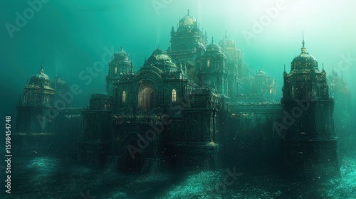 Submerged, ancient citadel