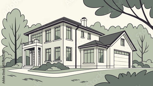 Find your dream home modern house architecture design residential building real estate property for sale