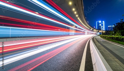 City highway at night
