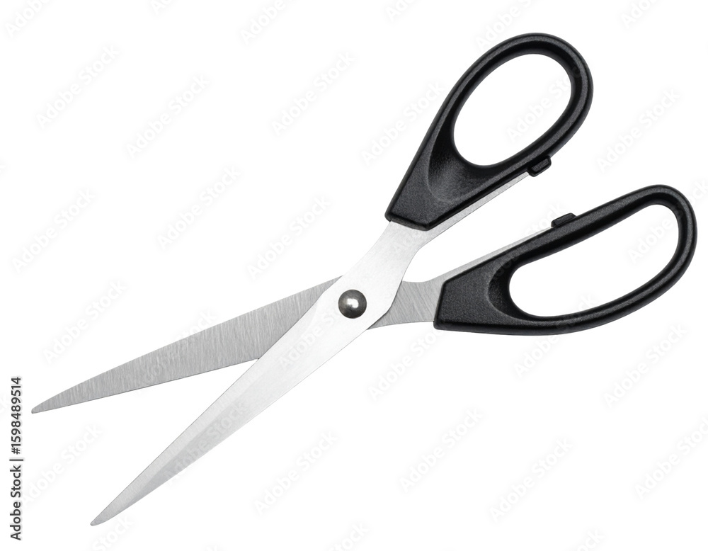 Professional Scissors with Precision Blades, Isolated on Transparent Background Professional Scissors with Precision Blades, Isolated on Transparent Background