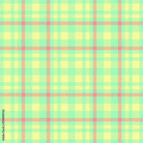 Vibrant pastel plaid pattern. Cheerful and retro. Great for backgrounds, textiles, and web design. Evokes a sense of fun, simplicity and lightheartedness.