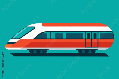 futuristic subway car.svg
