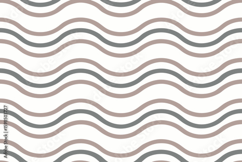 Abstract wavy lines pattern in muted tones waves seamless