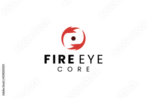 Fire Eye Core Logo Design and business name idea 