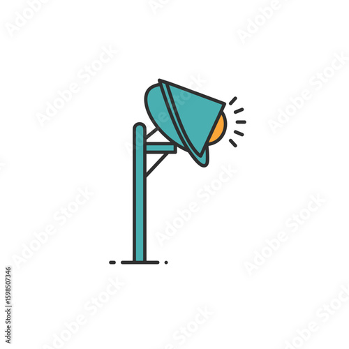 Tornado Early‑Warning Sensor Icon