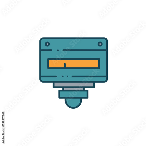 Snow‑Load Roof Sensor Icon